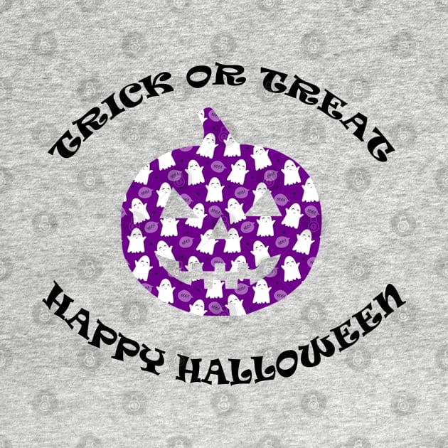 Happy Halloween Trick Or Treat Pumpkin by DNS Vietnam LocalBrand